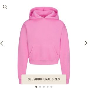 Skims SOLD OUT Cotton Fleece Pullover in Bubblegum